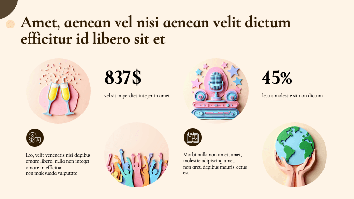 Paper Collage Orange Warm slide 7